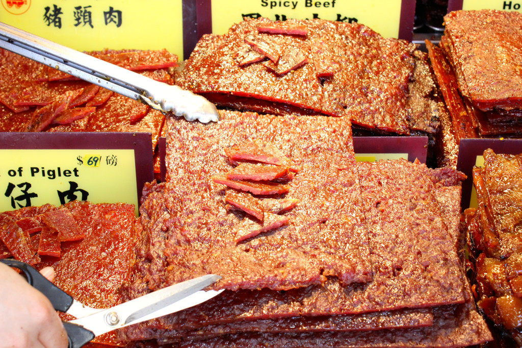 Meat galore in the Historic Center of Macau