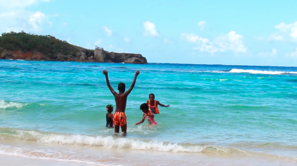 Winnifred Beach Children Playing BAYYINA BLACK